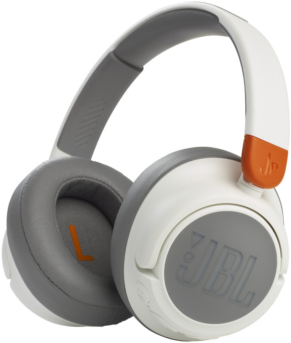 JBL JR460NC brezžične naglavne bele slušalke